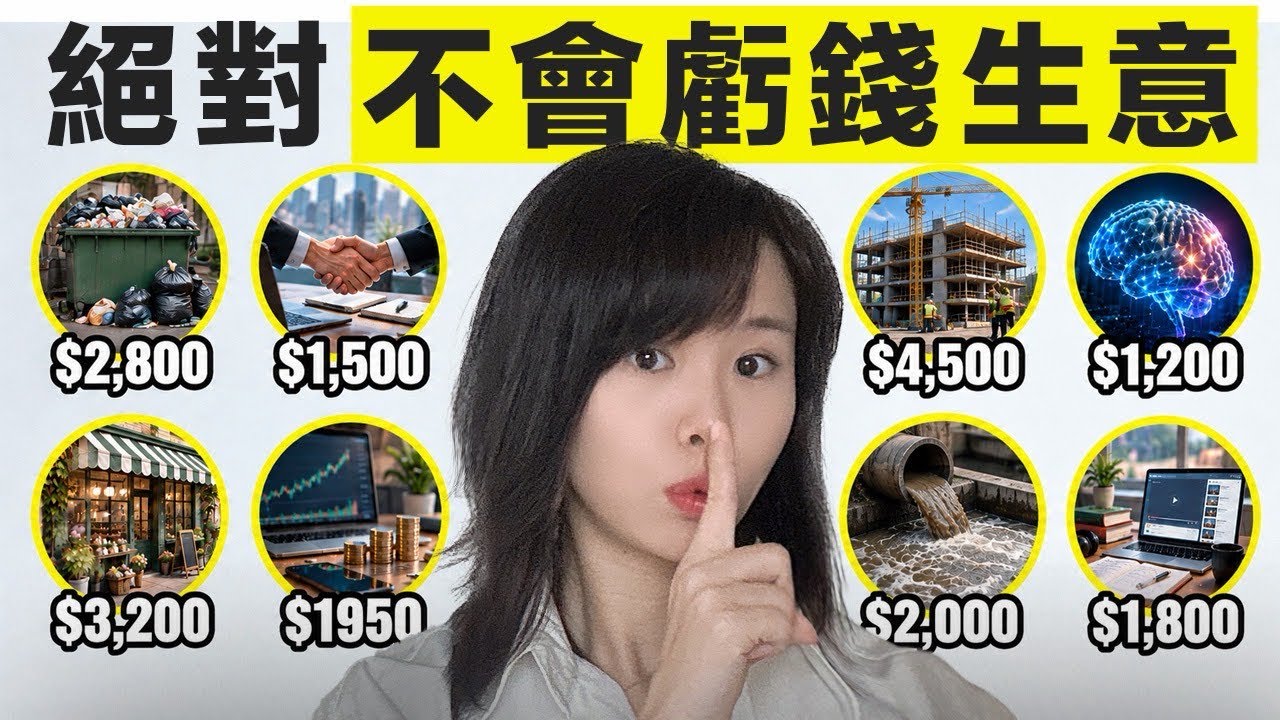經濟不好時，這8個行業將迎來大爆發，一大批百萬富翁將會出現，我怎麼也想不到看似很髒很low的工作，利潤居然高達99%！更可怕的是，這些飯碗連AI都搶不走⋯