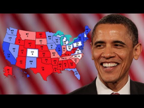 The electoral map: www.electoral-vote.com Rasmussen's biased polling: tinyurl.com Join the conversation on Facebook www.facebook.com Add TDC to your circles on Google+ plus.google.com Follow The Daily Conversation on Twitter www.twitter.com Let's take a look at the electoral map to see where the race for the presidency stands right now. What's immediately clear is that Mitt Romney is a heavy underdog. If the election were held today, it would be a landslide victory for President Obama, whose campaign has tried and succeeded at defining Romney as an out of touch millionaire with a questionable record: something that is directly reflected by this polling data. Obama has made significant gains in the last couple of weeks and looks practically unbeatable today: he leads in most of the key swing states and is building momentum in others--even beginning to challenge Romney in places the GOP thought were safe. If we take out the Rasmussen poll results - whose right wing bias was uncovered in a great NY Times piece today - Obama's lead grows substantially. The real question of this election seems not to be: will Obama be reelected? - because that looks inevitable - but whether or not voters will hand his democratic party the majorities in both houses of congress that he had in the first two years of his first term, up until 2010, that worked with him to enact his legislative agenda. I'll post another video in a few weeks to see how things have changed after Romney names his Vice <b>...</b>