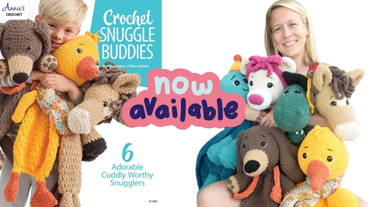Crochet Snuggle Buddies Pattern Book is Now Available! By Marcy Gardner of Simply Hooked