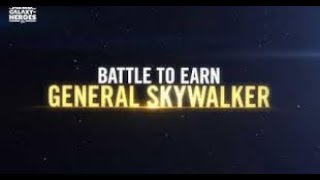 UNLOCKING General Skywalker  Star wars galaxy of heroes  swgoh