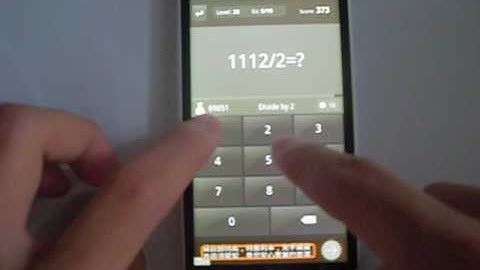 Math Tricks - Single game - To the bitter end - level 28 (Number Keyboard)