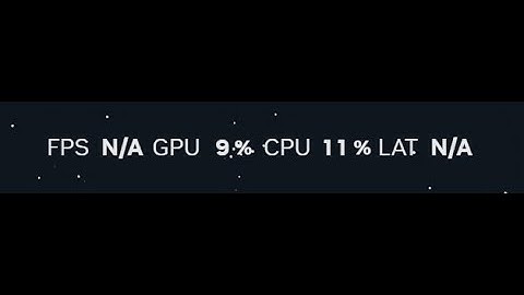 How to remove performance overlay from Windows 11 Screen