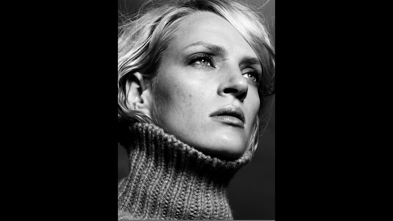 Uma Thurman drawing timelapse - YouTube