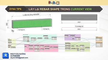 Dynamo Revit - Tips: Lấy lại Rebar Shape trong View hiện hành bằng Dynamo - Dynamo Rebar Shape