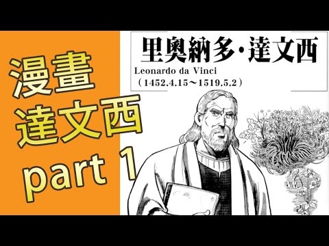 漫畫達文西 part 1@屯門畫室manga Da Vinci part i 1