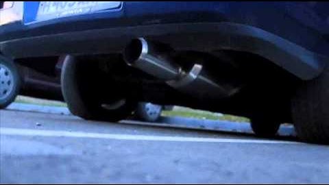 Stock vs Mugen Twin loop cat-back Honda Prelude