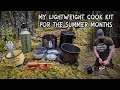 Lightweight cook kit  xboil alcohol stove  forest coffee