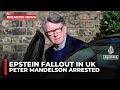 UK Police Arrest Epstein-Linked Ex-Ambassador Mandelson