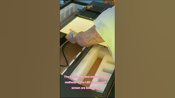 The installation and maintenance methods of the LED transparent screen are too simple! #led