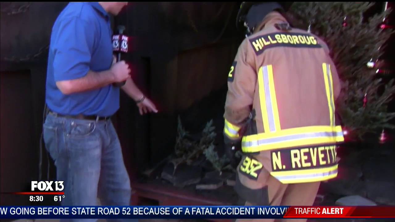 Christmas trees are flammable, right? YouTube