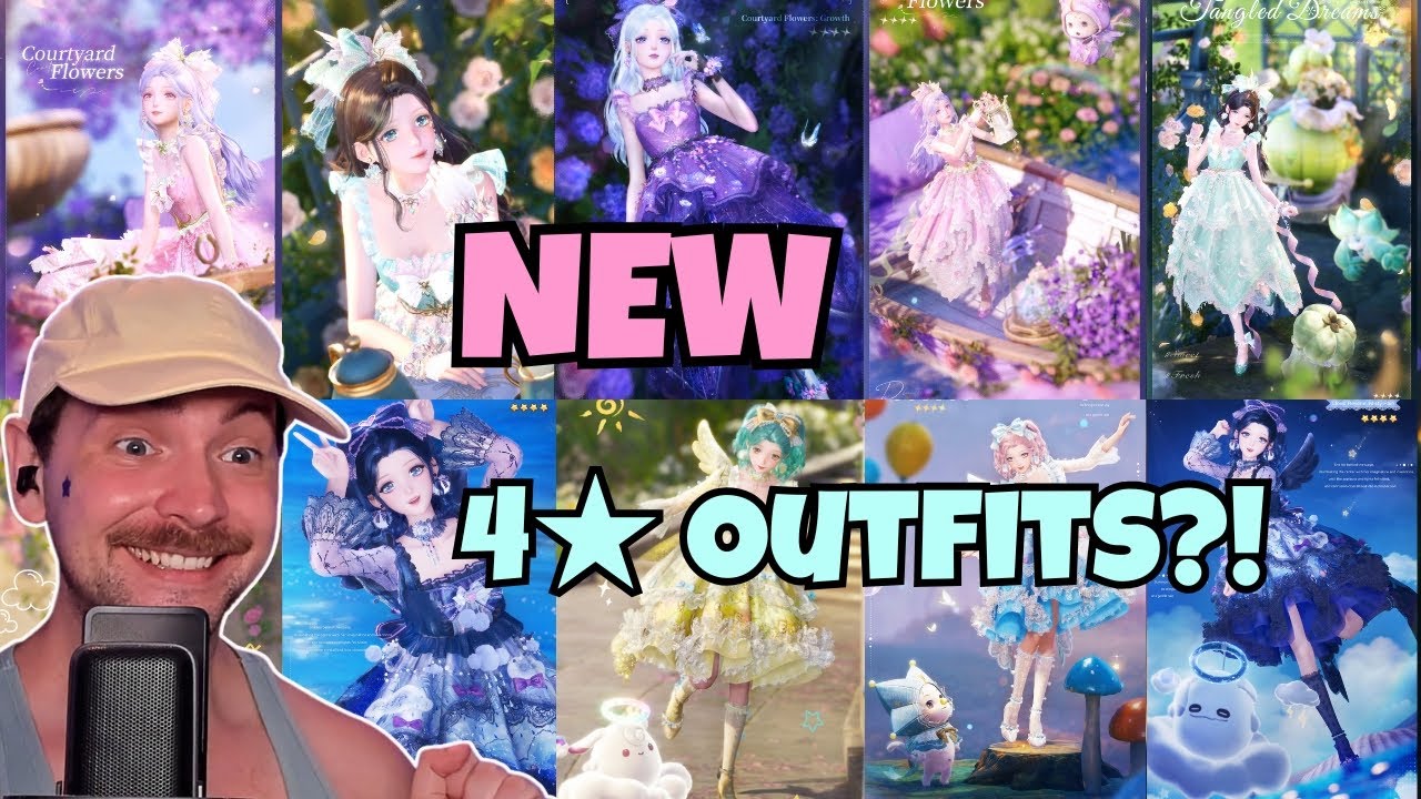 НОВЫЕ 4★ наряда?! | Баннер Infinity Nikki 1.10 для середины патча! (Цветы во дворе и Облачная мечта)