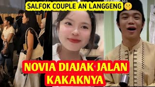 NOVIA DIAJAK JALAN KAKAKNYA 🔥 Langgeng Banget Couple Ini Sama Afan🤫