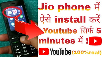 How to install Youtube in jio phone in just 5 minutes (100% real)/Full explain in hindi/By Tech U/!