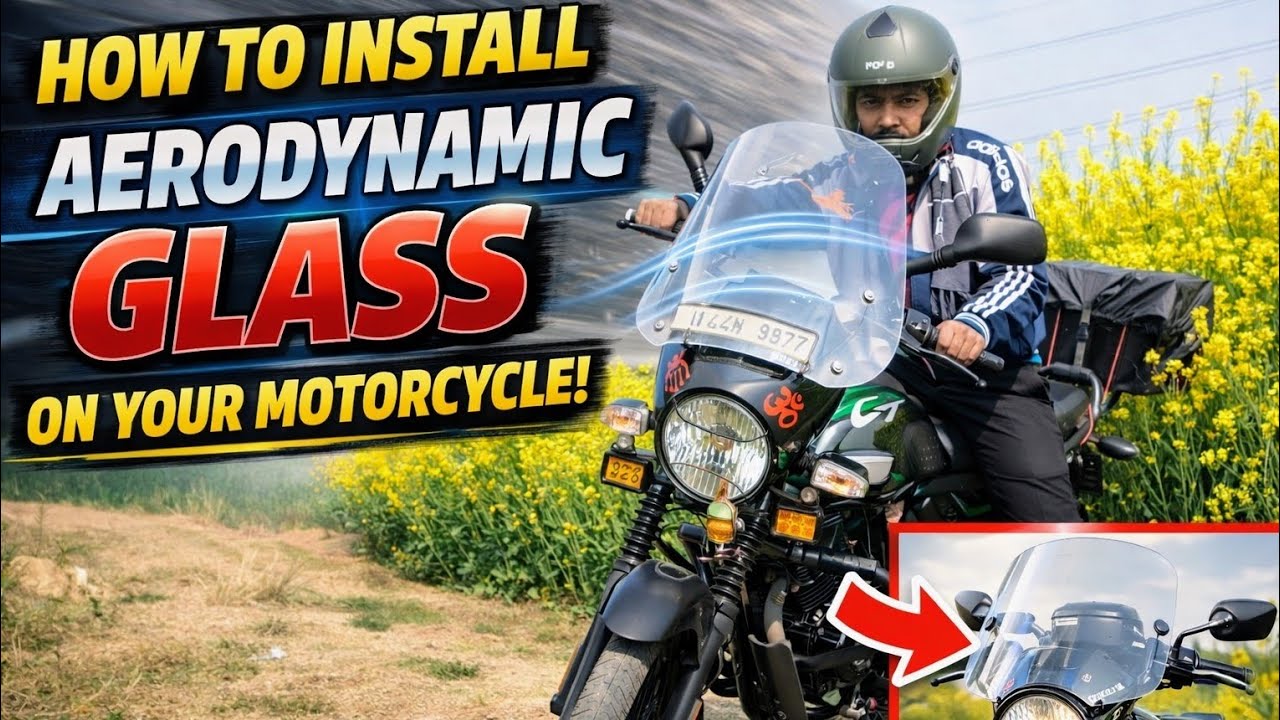 ৮০ কিমি গতিবেগে গাড়ি চালালেও গায়ে একটুও হওয়ার ঝাপটা লাগেনা | Installation of Aerodynamic Glass 