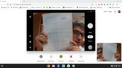How to Take a Picture with a Chromebook and Upload it to Google Classroom