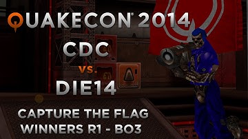 CDC vs DIE14 - QuakeCon 2014 CTF (Winners R1)