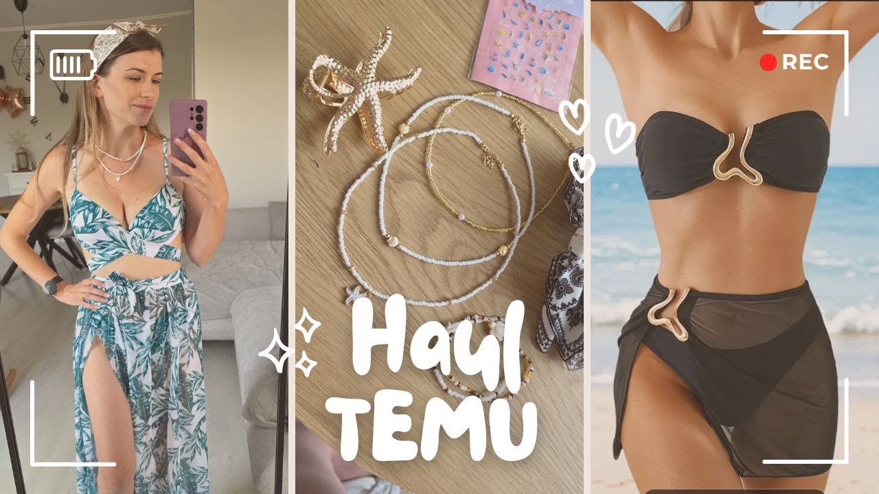 HAUL Temu costume de baie 2025 🌴🩱 Totul sub 60 lei! Merită sau NU?