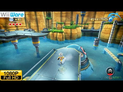 Jett Rocket - WiiWare Wii Gameplay 1080p (Dolphin GC/Wii Emulator)
