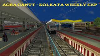 🚂  13168 AGRA - KOLKATA WEEKLY EXPRESS  || PART 2  MSTS  LIVE 🔴