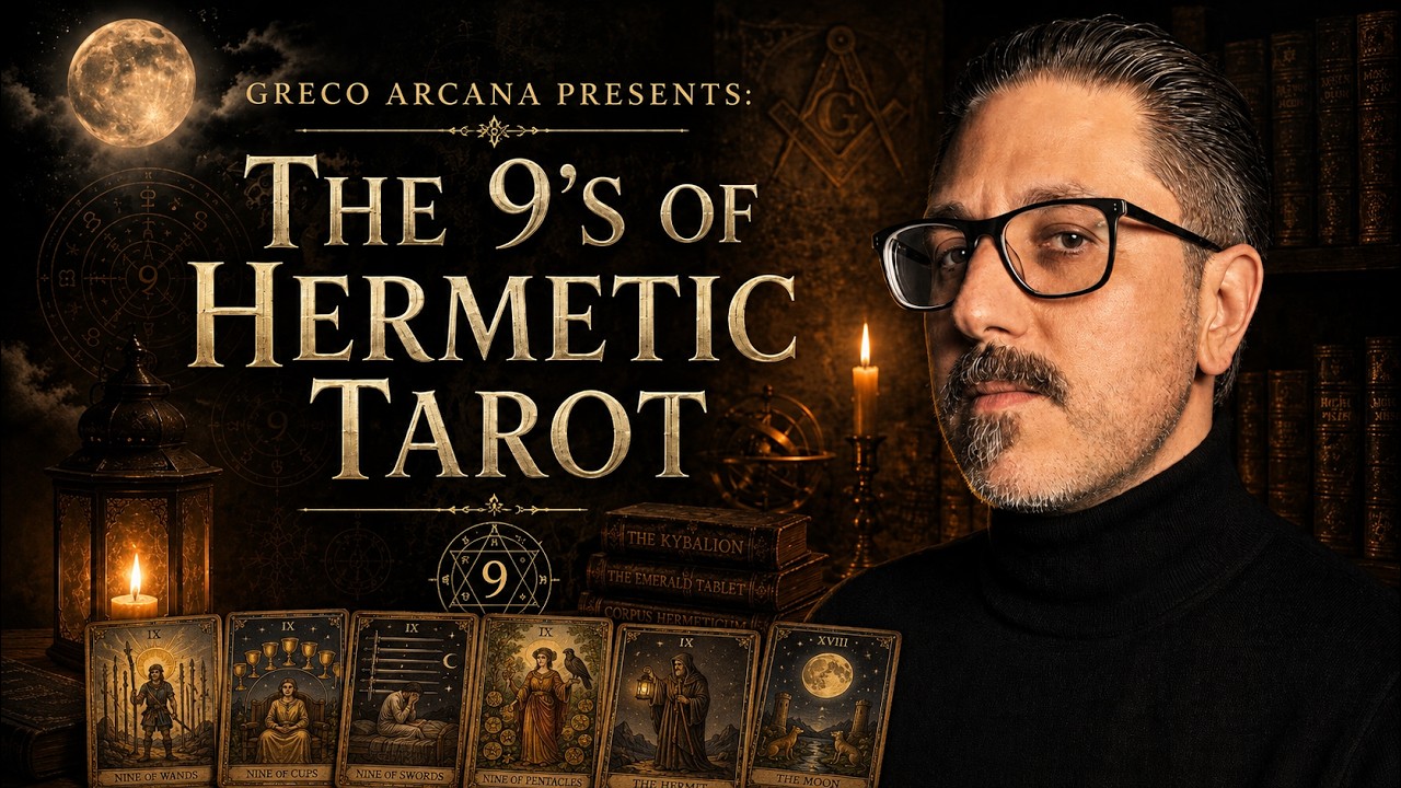 The 9s of Tarot — Greco Arcana lecture thumbnail