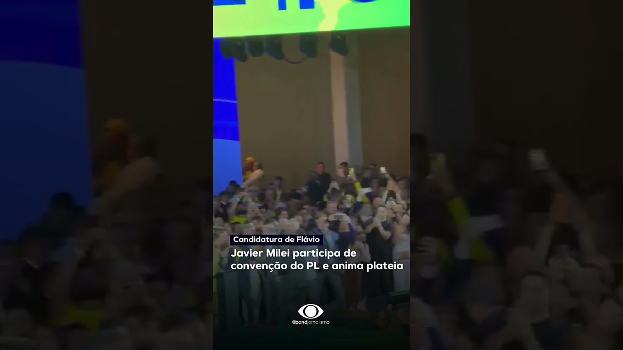 Javier Milei anima plateia de convenção do PL