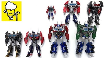 Transformers Prime TFP Optimus Prime Nemesis Prime Voyager Class Mini APC Toy トランスフォーマー 變形金剛
