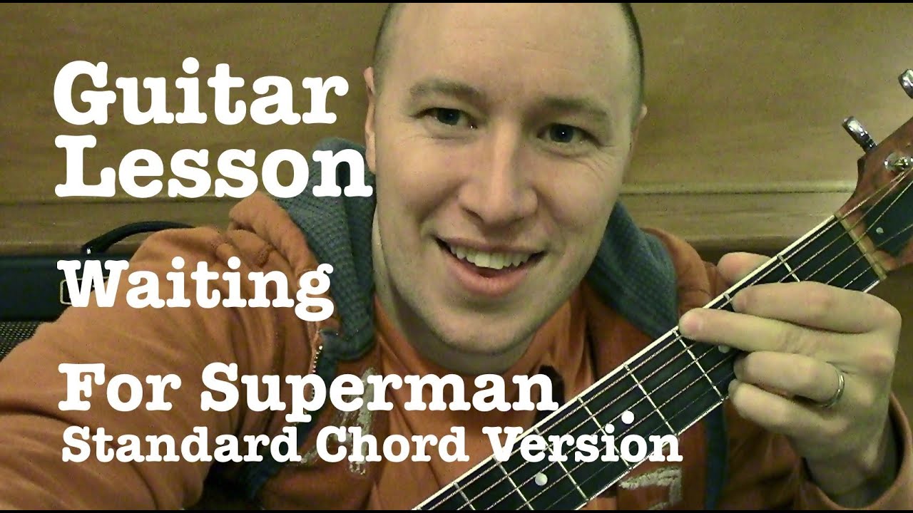 Waiting For Superman Guitar Lesson / Tutorial (Standard Chord Version