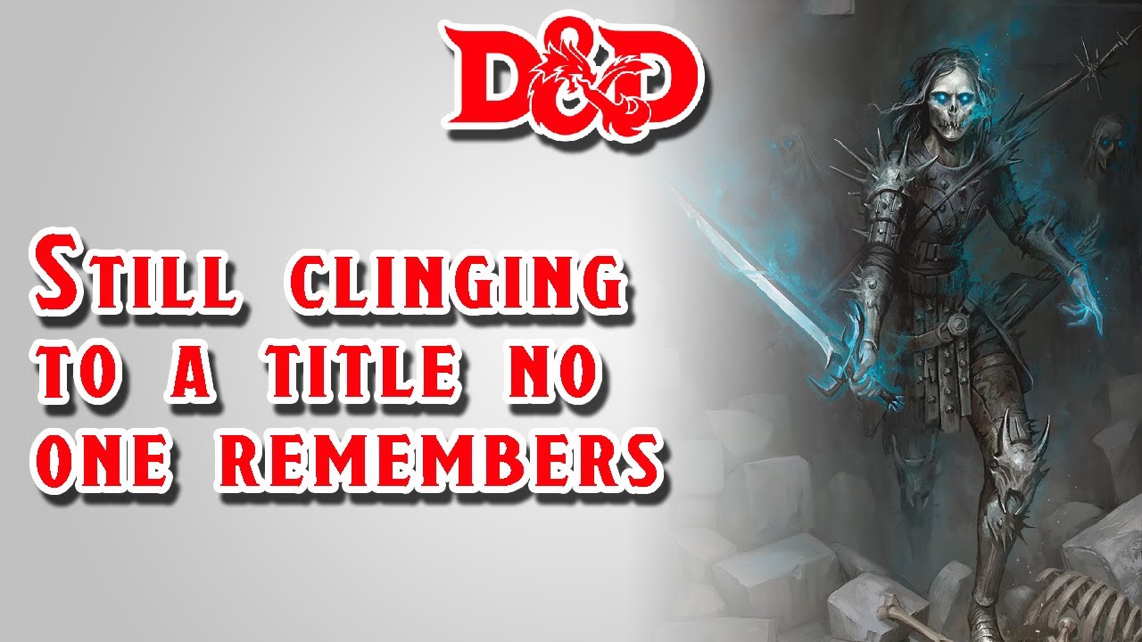 Wight CR Exposed | Monster Manual '25 | D&D 5e