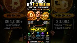 🚀 Elon Musk ka $1.3 Trillion Milestone Crypto Market ke Liye Kya Matlab Rakhta Hai? #ai #aicoins