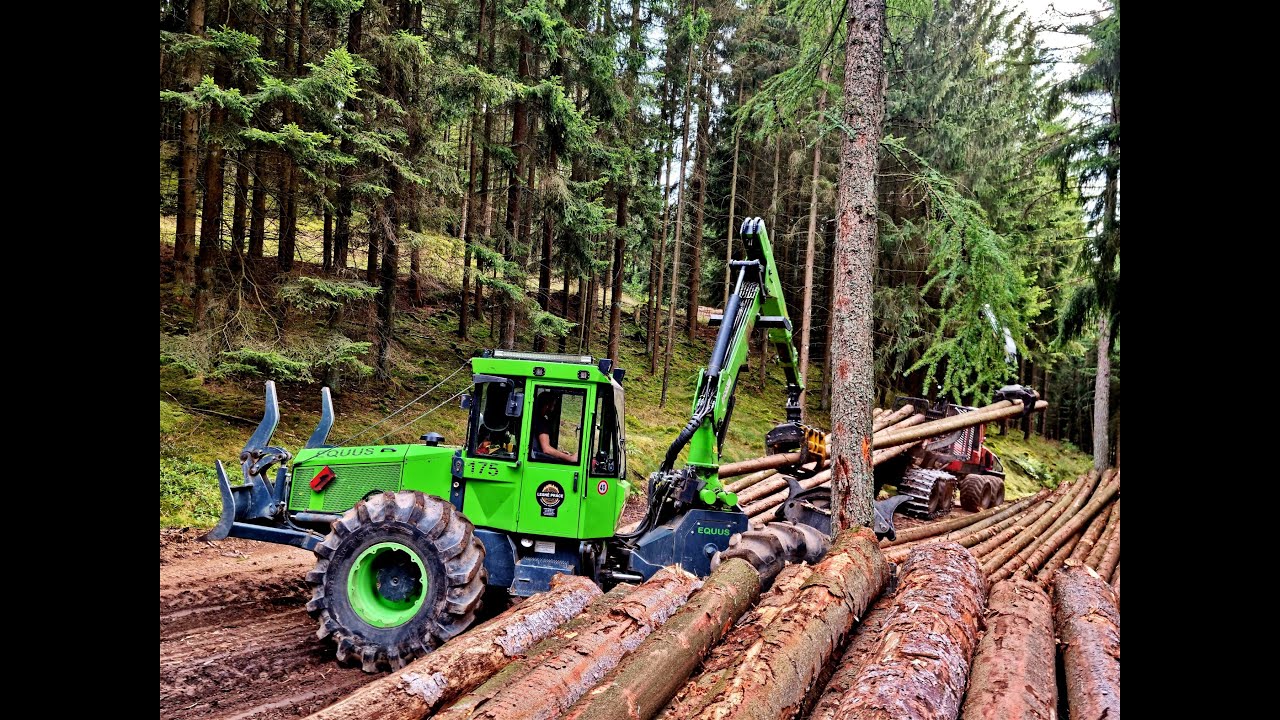 🌲*THE Team* • Equus175 & Komatsu875 & Highlander HL20-1 • Lesneprace-Sro • ForestmachineAction • #2🌲