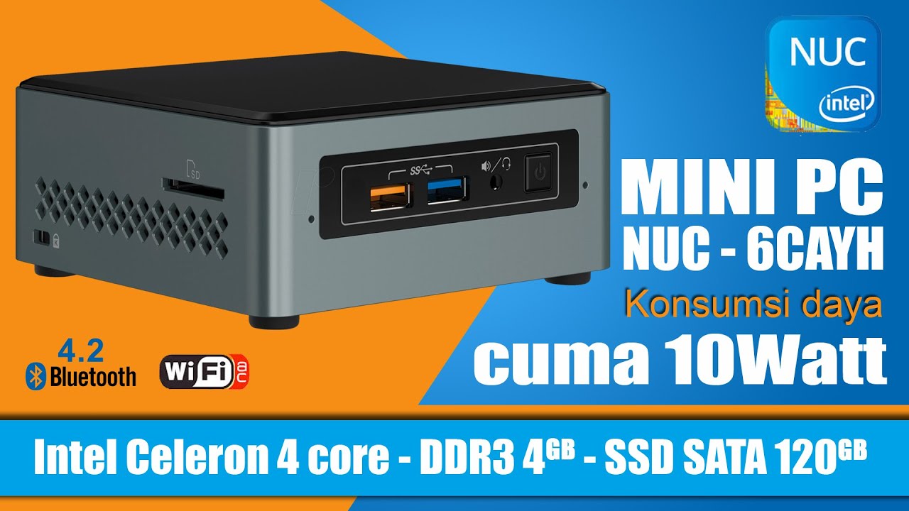 NUC6CAYH intel NUC A MINI KIT ミニPC INTEL NUC6CAYH Windows11