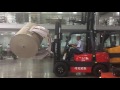 Paper roll clamps with forklift