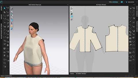 How to Add Fullness from a Dart to Shoulder Seam in CLO-Notebook Sample 7
