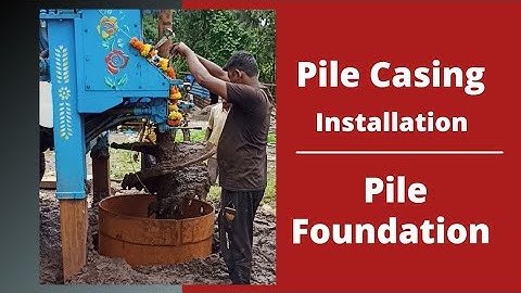 Pile casing installation | pile foundation | DMC piling | Civil Engineering | Site knowledge
