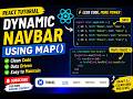 👉 Clean Code React: Ka Dhig Navbar-kaaga Dynamic Adigoo Isticmaalaya map()