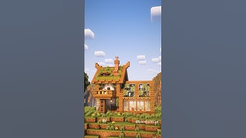 Minecraft: How to Build a Cosy Cottage with Greenhouse | Tutorial #minecraft