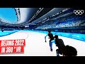 Speed Skating - The calm before the storm! ⛸🌪 | #Beijing2022 360° VR