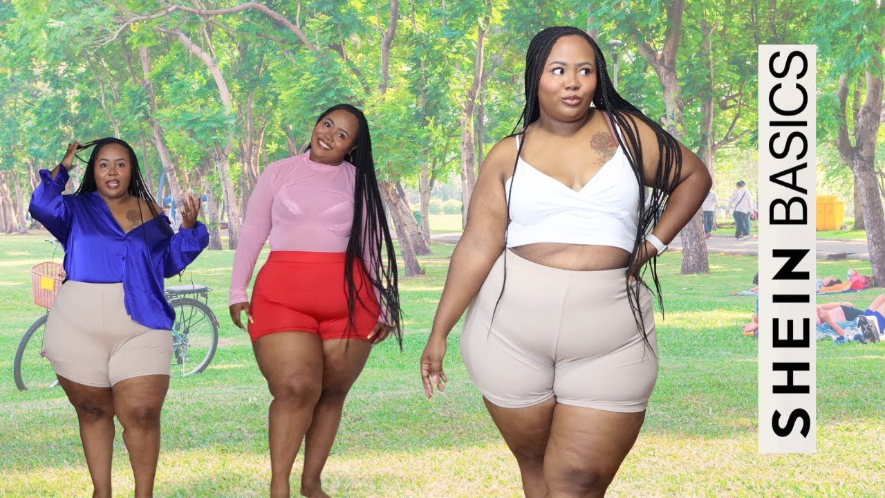 SHEIN Basics Plus Size Try On Haul 2023 - YouTube