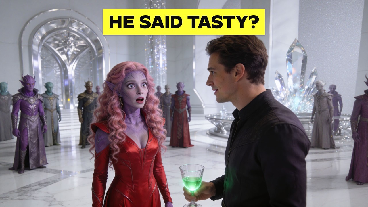Alien Princess Poisoned 47 Suitors, The Human Drank It and Asked for More