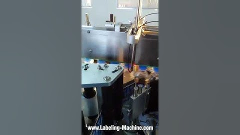 High speed automatic water bottle single adhesive sticker labeling machine vertical labeling