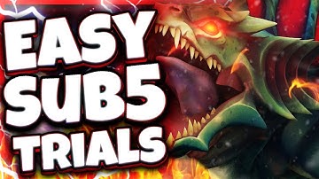 Dauntless Drask trials - EASIEST sub 5 build and guide