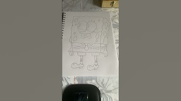 How To Draw SpongeBob SquarePants | Step By Step | #drawing #art #drawingtutorial #shorts