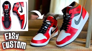 custom jordan mid 1