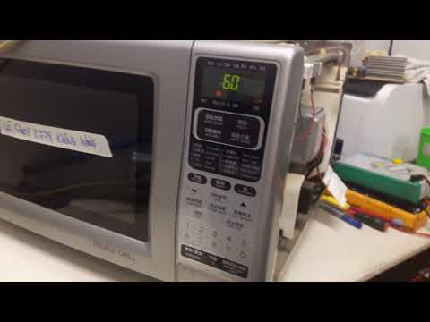Sửa lò vi sóng sharp R778 hay hư hoạt động không nóng.(Fixing microwave not hot) 0909106234
