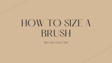 How to size a brush in Photoshop