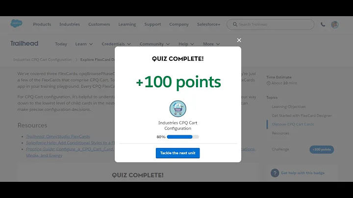 Industries CPQ Cart Configuration | Explore FlexCard Designer and CPQ Cart FlexCards - Trailhead