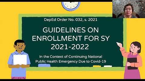 How to Enroll in a Public School for SY 2021-2022 Through Remote Enrollment Process