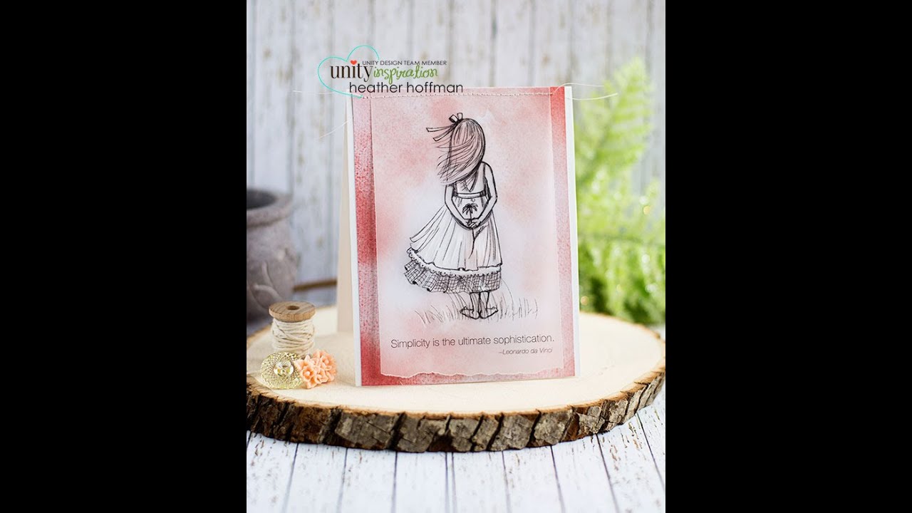 Houses Built of Cards Embossed Vellum Stamped Images - YouTube