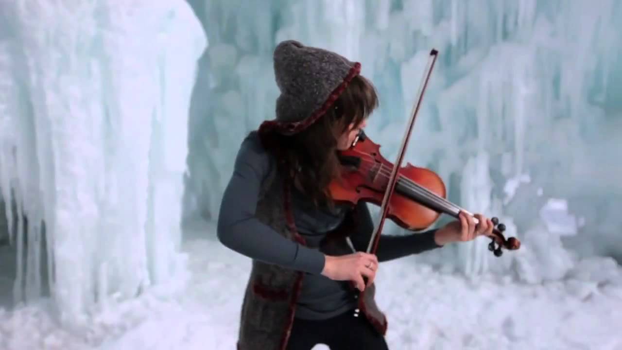 Dubstep Violin Lindsey Stirling Crystallize (клип 2012) [720p
