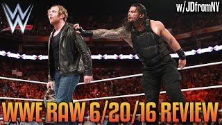WWE Raw 6/20/16 Review: Seth Rollins vs Roman Reigns vs Dean Ambrose Set For WWE Battleground 2016
